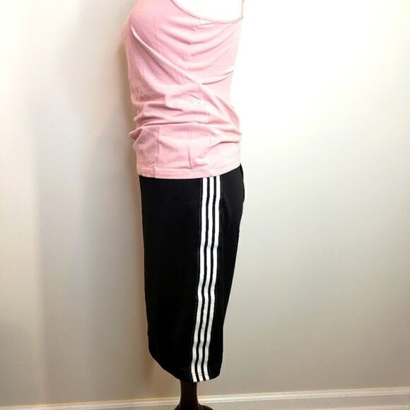 Say What? Athlete Side Striped Black Skirt with Back Zipper by Large - Picture 1 of 6